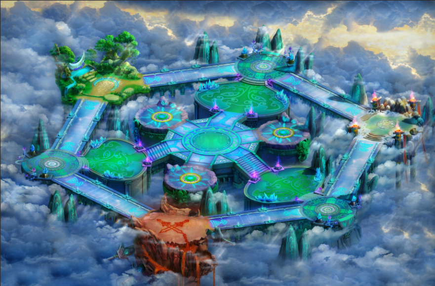 地图 BOSS镇魔地 可放10只BOSS