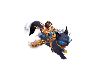 时装助阵 暗夜 黑猫